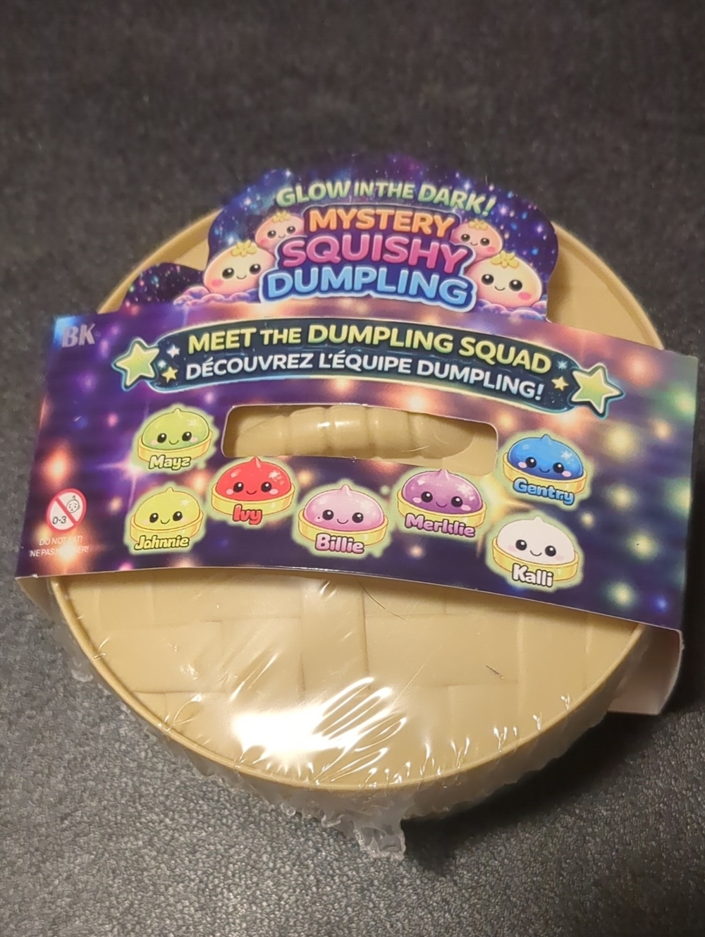 Random Unopened Mystery Squishy Dumpling Glow-in-the-Dark